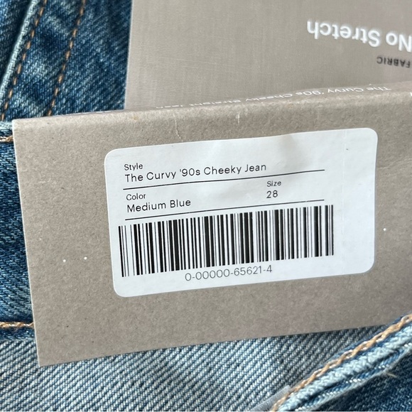 Everlane The Curvy 90s Cheeky Straight Jean Organic Cotton - Picture 5 of 6